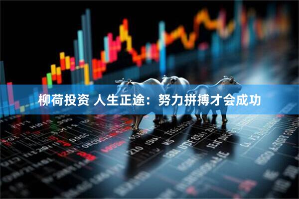 柳荷投资 人生正途：努力拼搏才会成功