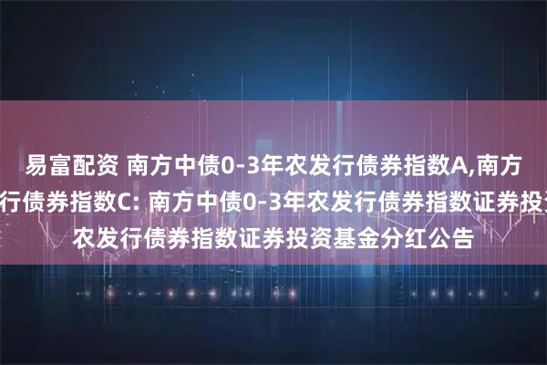 易富配资 南方中债0-3年农发行债券指数A,南方中债0-3年农发行债券指数C: 南方中债0-3年农发行债券指数证券投资基金分红公告